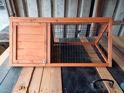 Konijnenhok, Dieren en Toebehoren, Knaagdieren en Konijnen | Hokken en Kooien, Zo goed als nieuw, Hok, Minder dan 60 cm, 75 tot 110 cm