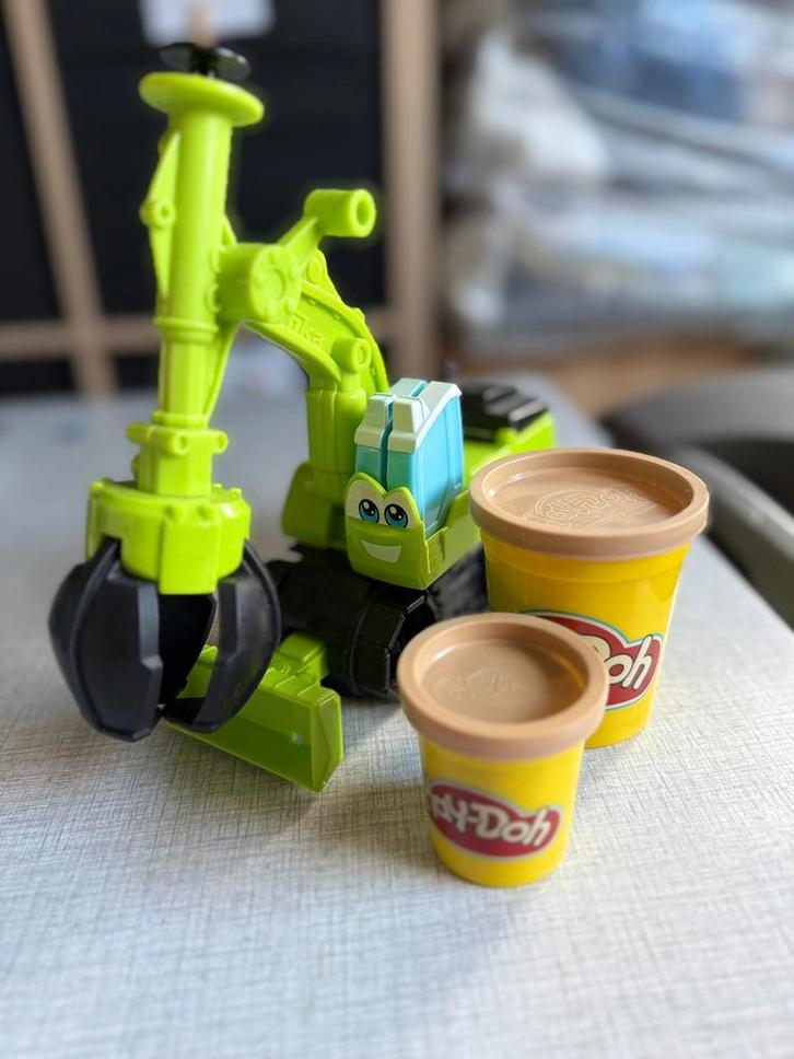 Play Doh bouwkraan, Kinderen en Baby's, Speelgoed | Educatief en Creatief, Zo goed als nieuw, Ophalen