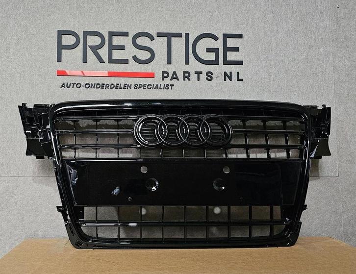 Grill AUDI A4 B8 8K Grille bj.2007-2012 HOOGLANS ZWART 8K0, Auto-onderdelen, Carrosserie, Bumper, Voor, Nieuw, Herkomst onderdeel bekend
