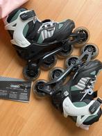 Fitness skates voor kinderen Fit 5 roze/kaki 35-38 maat, Sport en Fitness, Skeelers, Ophalen, Verstelbaar, Kinderen