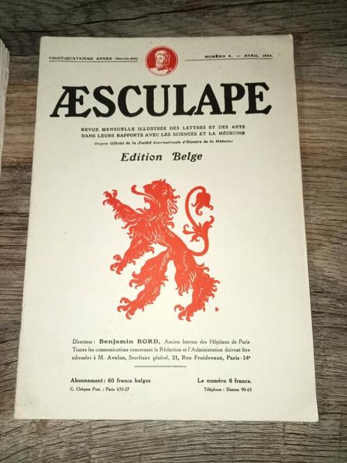 æsculape jaren 30 tijdschriften, Boeken, Geschiedenis | Nationaal, Gelezen, 19e eeuw, Ophalen of Verzenden