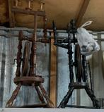 2 oude retr vintage spinnen wielen om wol te spinnen of mooi, Enlèvement ou Envoi, Comme neuf