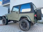 Jeep wrangler 2,5 oldtimer lage biv, SUV ou Tout-terrain, Vert, Wrangler, Tissu