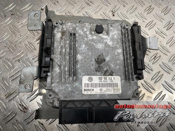 Ordinateur gestion moteur d'un Volkswagen Caddy, Autos : Pièces & Accessoires, Électronique & Câbles, Volkswagen, Utilisé, 3 mois de garantie