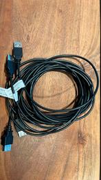2x usb cable male to female, Informatique & Logiciels, Pc & Câble réseau, Comme neuf, Enlèvement ou Envoi