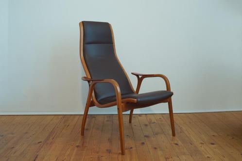 Lamino fauteuil van Yngve Ekström, Huis en Inrichting, Fauteuils, Nieuw, Hout, Leer, Ophalen