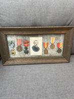Cadre avec 6 médailles 1ère guerre mondiale, Enlèvement ou Envoi