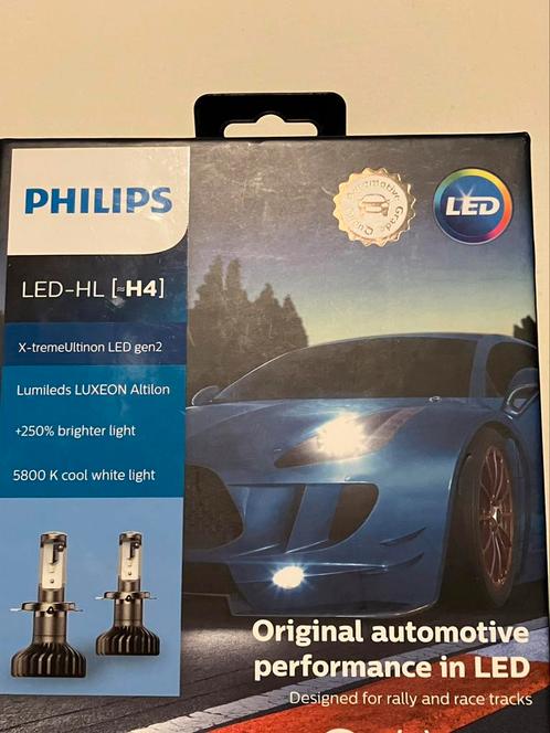 Lampes Philips LED H4, Autos : Pièces & Accessoires, Éclairage, Citroën, Fiat, Ford, Honda, Jeep, Mercedes-Benz, Nissan, Renault