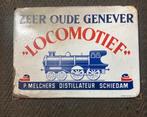 Emaille reclamebord Locomotief, Verzamelen, Ophalen of Verzenden, Gebruikt, Reclamebord
