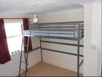 Hoogslaper IKEA bed 90x200, Huis en Inrichting, Ophalen, Eenpersoons, 160 tot 180 cm, Zo goed als nieuw