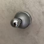 Handdoekhaak rond 2,5cm metaal zilverkleur, Ophalen of Verzenden, Gebruikt
