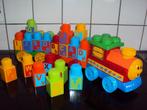 Megablocks, trein met al de letters van het alfabet!, Kinderen en Baby's, Speelgoed | Duplo en Lego, Ophalen of Verzenden