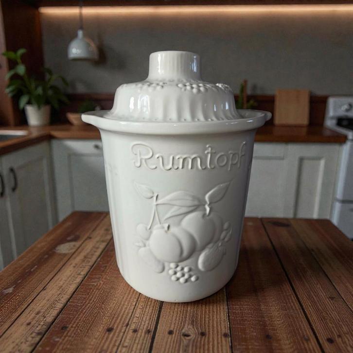 Een prachtige grote vintage Rumptopf pot.l, Huis en Inrichting, Keuken | Potten en Pannen, Ophalen of Verzenden
