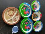 Assiettes enfants - bols et sac, Enlèvement, Utilisé, Autres types