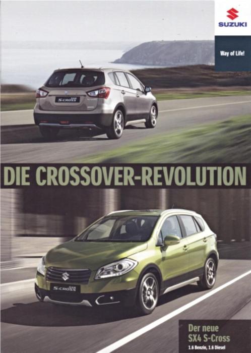 Brochure Suzuki SX4 S-Cross 09-2013 OOSTENRIJK, Livres, Autos | Brochures & Magazines, Comme neuf, Autres marques, Enlèvement ou Envoi