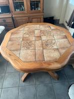 Ronde tafel, Huis en Inrichting, Tafels | Salontafels, Ophalen, Gebruikt