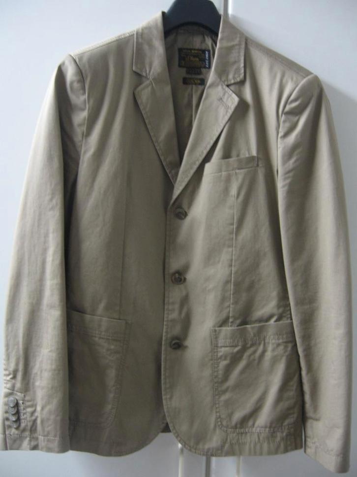 Beige blazer in katoen van s.Oliver, maat S, Vêtements | Hommes, Costumes & Vestes, Comme neuf, Taille 46 (S) ou plus petite, Beige