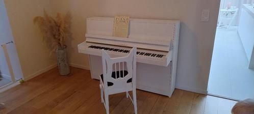 Piano te koop incl transport, Musique & Instruments, Pianos, Comme neuf, Piano, Blanc, Envoi
