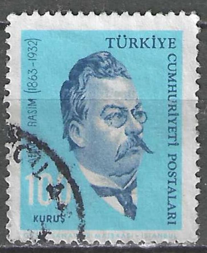 Turkije 1964 - Yvert 1684 - Ahmet Rasim (ST), Postzegels en Munten, Postzegels | Europa | Overig, Verzenden