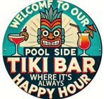 Reclamebord vintage Tiki Bar - mancave poolhouse nieuw, Ophalen of Verzenden, Nieuw, Reclamebord