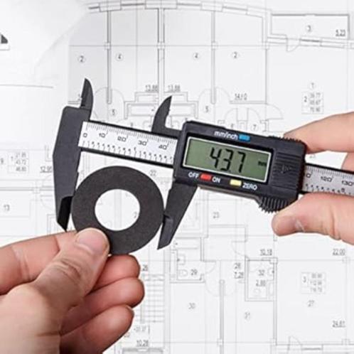 Digitale schuifmaat | 150 mm | Nieuw, Doe-het-zelf en Bouw, Meetapparatuur, Nieuw, Accessoires, Ophalen of Verzenden