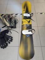 Set complet Snowboard Rossignol Proline 172 + Boots + Gants, Sport en Fitness, Ophalen, Gebruikt, Bindingen