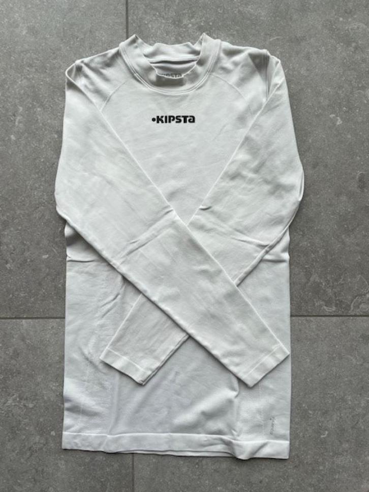 THERMOSHIRT MET LANGE MOUWEN WIT Maat 14 jaar, Sport en Fitness, Hockey, Zo goed als nieuw, Kleding, Ophalen of Verzenden