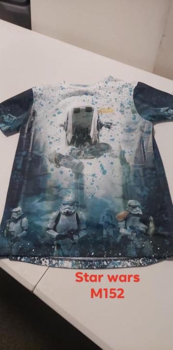 Star Wars Schirt Maat 152/3 € stuk en Minecraft beschikbaar voor biedingen