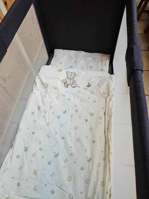 Baby - Dekbed + overtrek & kussentjes, Kinderen en Baby's, Dekens, Slaapzakjes en Inbakerproducten, Gebruikt, Ophalen