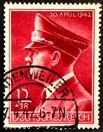 Deutsches Reich: 53ste verjaardag A.Hitler 1942, Postzegels en Munten, Ophalen of Verzenden, Overige periodes, Gestempeld