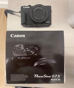 Canon G7X Mark III, TV, Hi-fi & Vidéo, Appareils photo numériques, Comme neuf, Canon, 8 fois ou plus, Compact