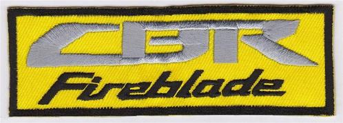 CBR Fireblade stoffen opstrijk patch, Motoren, Accessoires | Overige, Nieuw, Verzenden