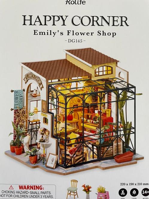 Emily’s Flower shop bouwdoos, Verzamelen, Poppenhuizen en Toebehoren, Zo goed als nieuw, Ophalen of Verzenden