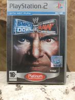 PS2 WWE Smackdown contre Raw, WWF, WCW, Wrestling, 2 joueurs, Enlèvement ou Envoi, Comme neuf, Combat