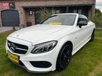 Mercedes c180k cabrio fin2018 pack amg boîte auto 100.000km, Auto's, Mercedes-Benz, Zwart, Zwart, Leder, Bedrijf