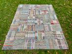 Vintage Patchwork Tapijt ‘Rusty’ 260 x 200cm, Huis en Inrichting, Stoffering | Tapijten en Vloerkleden, Ophalen, Zo goed als nieuw
