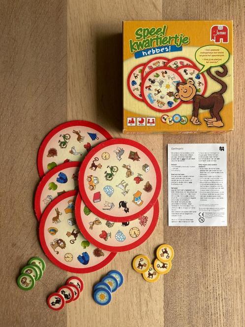 Speel kwartiertje: hebbes! – Jumbo, Kinderen en Baby's, Speelgoed | Educatief en Creatief, Zo goed als nieuw, Ontdekken, Ophalen of Verzenden