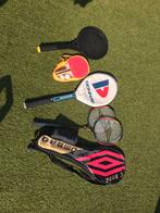 Badminton tennisracket ping-pong, Sport en Fitness, Badminton, Ophalen, Zo goed als nieuw