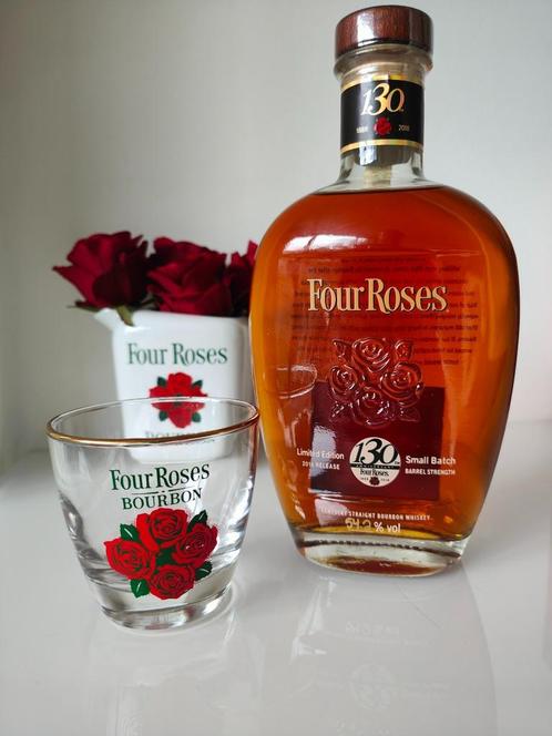 Four Roses 130th Anniversary 2018, unique, édition limitée, Collections, Vins, Neuf, Autres types, Amérique du Nord, Pleine, Enlèvement ou Envoi