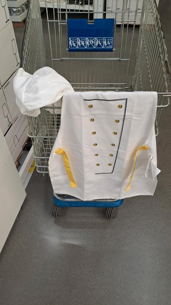 Kinderschort + koksmuts, Kinderen en Baby's, Babykleding | Petten en Hoeden, Nieuw, Ophalen of Verzenden