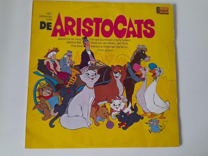 LP Disney, De Aristocats, Cd's en Dvd's, Vinyl | Filmmuziek en Soundtracks, Ophalen of Verzenden