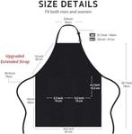 Kookschort | zwart | met 2 zakken | Nieuw, -, Verzenden, Zwart, -