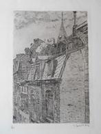J Goutier stadsgezicht ets, Ophalen of Verzenden