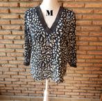 (107)- blouse femme t.38 noir blanc - lolaliza -, Maat 38/40 (M), Zwart, Ophalen of Verzenden, Zo goed als nieuw