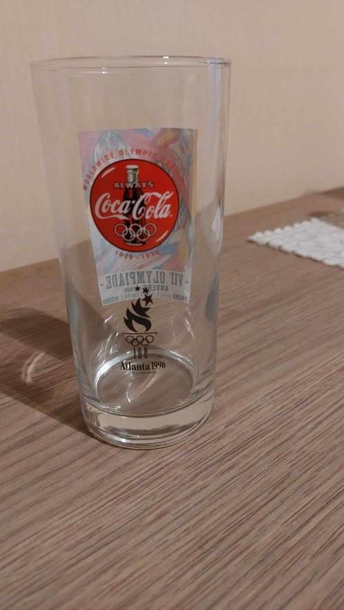 Vintage Olympisch Coca Cola Glas. Atlanta 1996., Verzamelen, Merken en Reclamevoorwerpen, Zo goed als nieuw, Gebruiksvoorwerp