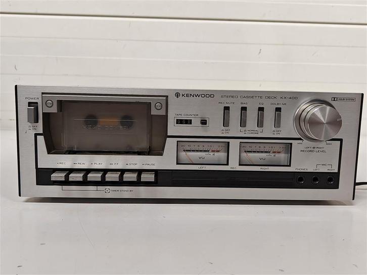 A7191 Kenwood KX-400 Cassettedeck, Audio, Tv en Foto, Cassettedecks, Kenwood, Ophalen of Verzenden