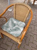 Compleet terras 24 stoelen incl kussens en 6 tafels rond 80, Tuin en Terras, Tuinstoelen, Ophalen, Gebruikt, Wicker
