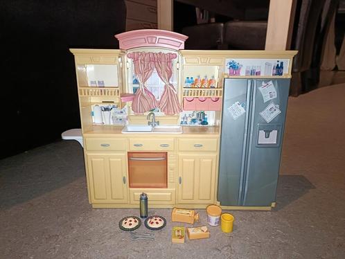 Vintage Barbie keuken...1992, Kinderen en Baby's, Speelgoed | Poppenhuizen, Gebruikt, Ophalen of Verzenden