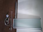 Badwand met toebehoren 3 delig, Ophalen, Zo goed als nieuw, Glas, Bad