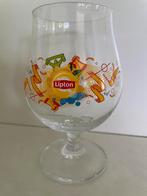 4 lipton glazen op voet, Comme neuf, Enlèvement